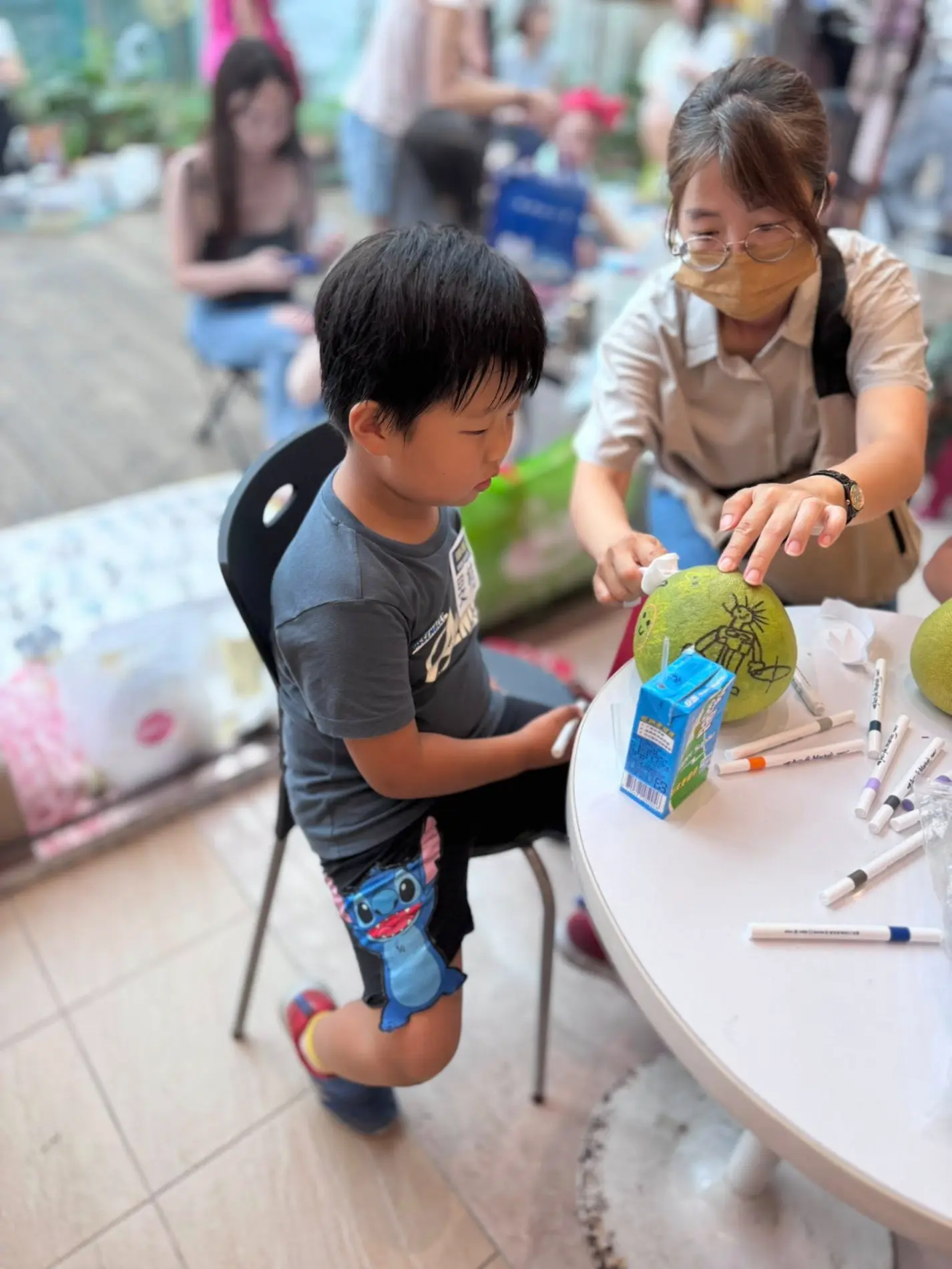 【月圓人團員 中秋柚子彩繪大賽】圓滿落幕