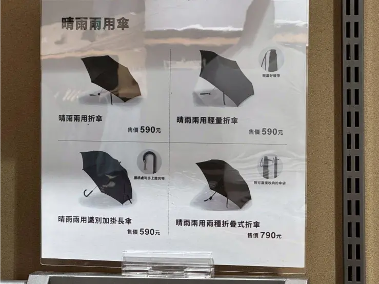 《無印良品 x 雨具用品》